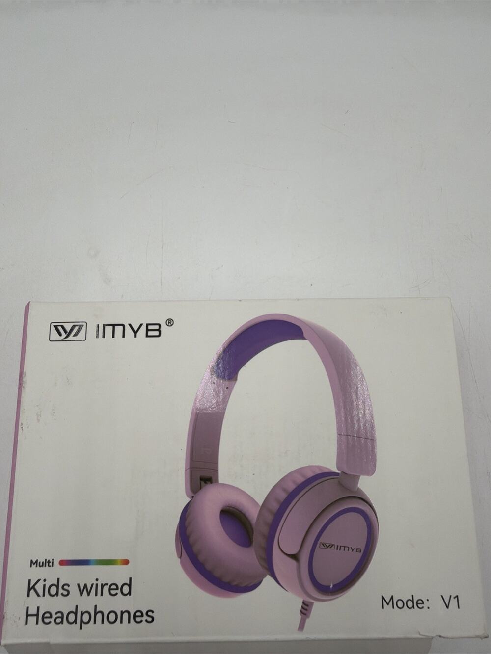 Kids Headphones, V1 Wired Stereo Foldable Tangle-Free 3.5mm Adjustable On-Ear